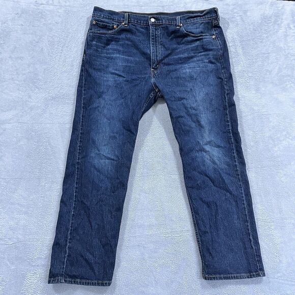 Levi's 505‎ Jeans Men's 42x32 Straight Leg Relaxed Regular Fit Blue - Picture 1 of 10